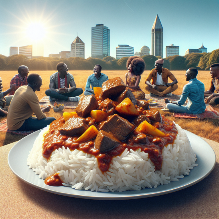 Rice with Beef Curry