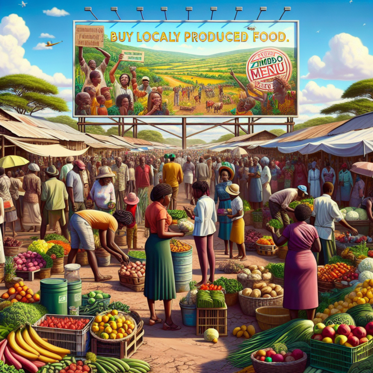 Why Buy Locally Produced Food On Zimbo Menu