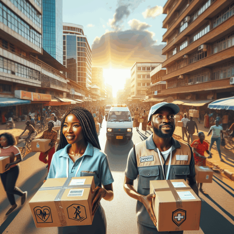 Offer courier services for medical supplies
