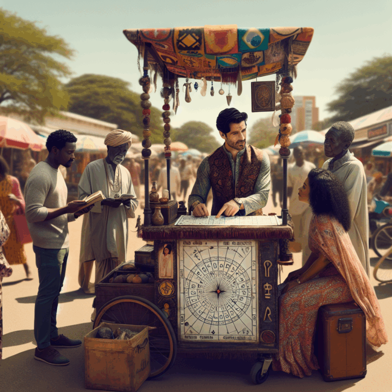 Offer mobile astrologer and fortune-telling services