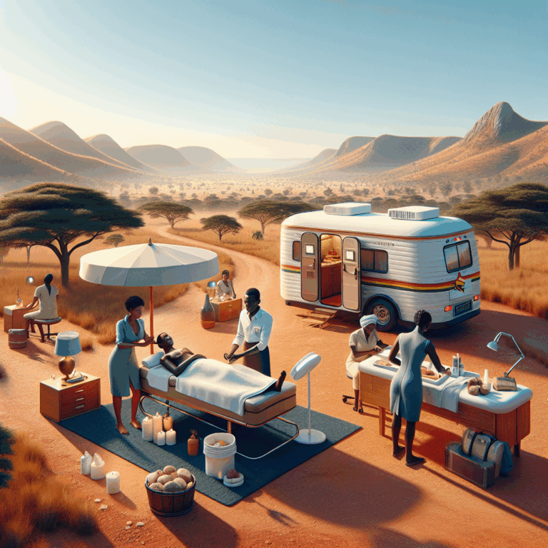 Offer mobile spa treatments