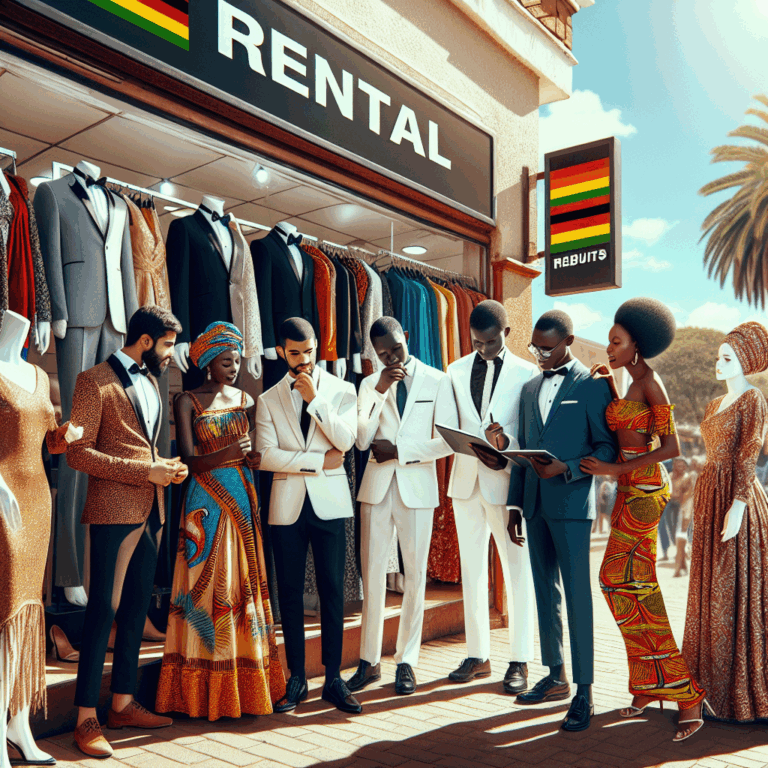 Offer rental tuxedos and event outfits