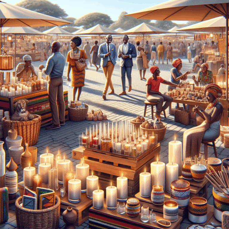 Sell handmade candles and home décor